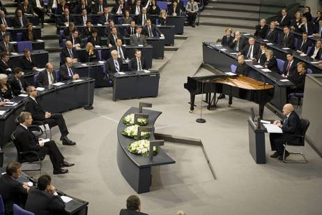 Bundespräsident Christian Wulff bei der Gedenkstunde des Deutschen Bundestages am Tag des Gedenkens für die Opfer des Nationalsozialismus